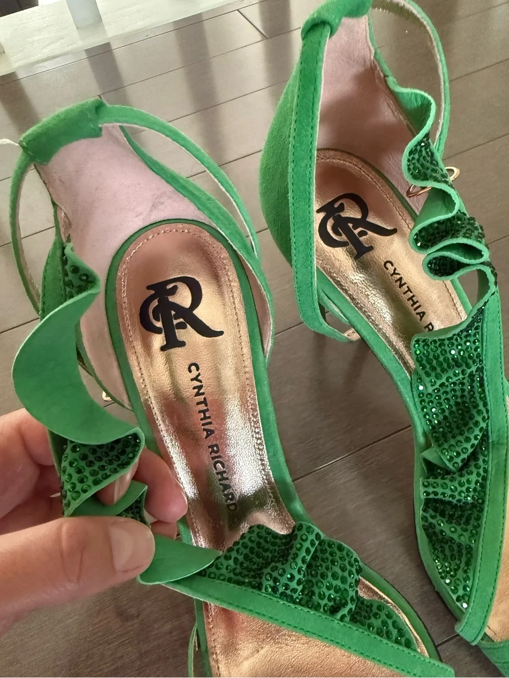 Cynthia Richard Florence Emerald Green Sandal